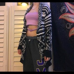 XS Aeropostale Bethany Mota patterned cartigan